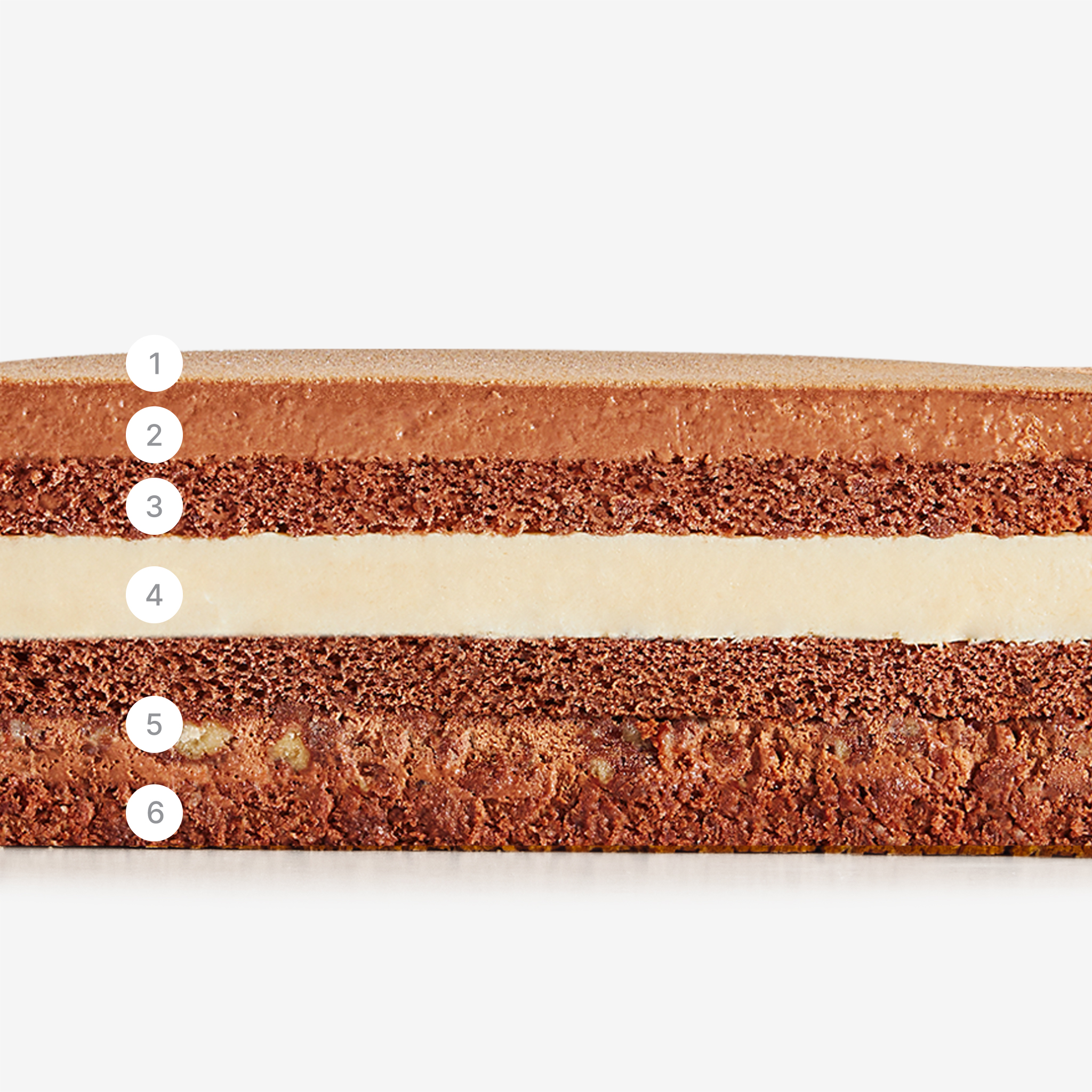 LaFuong Pastry – Chocovani – Sô-cô-la & Vani. Bắt đầu với lớp kem mousse được làm từ sô-cô-la đen nguyên chất vô cùng đậm đà. Đi kèm với ba lớp bạt bánh sô-cô-la đen có cảm giác xốp, mềm ẩm để bạn có thể từ từ nhâm nhi vị sâu của sô-cô-la. . Khi kết hợp cùng một lớp kem ngậy vị Vani Madagascar, chiếc bánh sẽ trở nên nhẹ nhàng và ít ngọt hơn để bạn có thể thoải mái thưởng thức thêm miếng thứ hai mà không sợ ngấy. Chocolate Fans, xin đừng bỏ qua! 